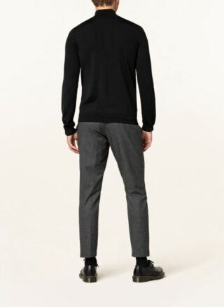 HUGO San Gottardo Strickjacke Herren, Schwarz