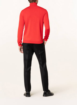 HUGO San Thomas Rollkragenpullover Herren, Rot