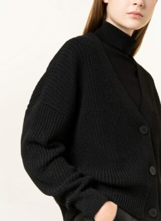 HUGO Sashanny Strickjacke Damen, Schwarz