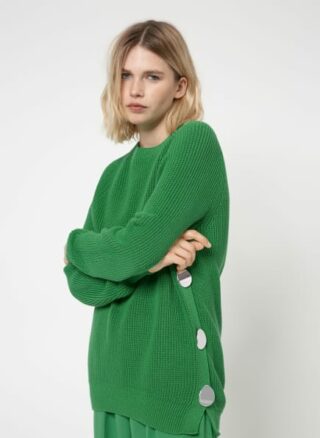 HUGO Shiloh Pullover Damen, Grün