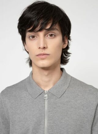 HUGO Sholono Pullover Herren, Silber