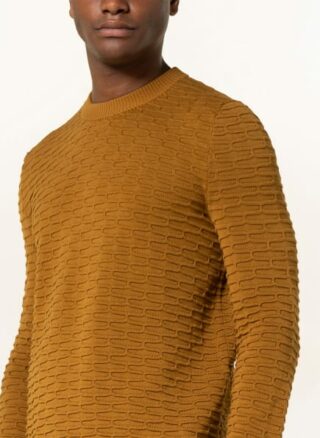 HUGO Sottomor Pullover Herren, Braun