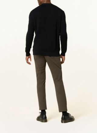 HUGO Sottomor Pullover Herren, Schwarz