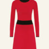 HUGO Sumery Jerseykleid Damen, Rot