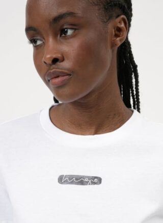 HUGO The Boxy Tee 6 T-Shirts Damen, Weiß