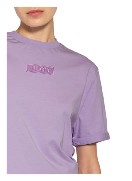 HUGO The Girlfriend T-Shirt Damen, Lila