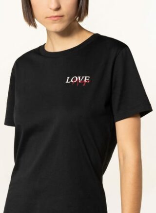 HUGO The Regular T-Shirts Damen, Schwarz