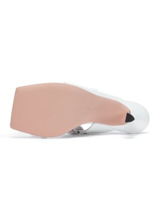 HUGO Tonic Strapmule 85 C Pantoletten Damen, Weiß