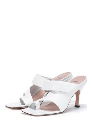 HUGO Tonic Strapmule 85 C Pantoletten Damen, Weiß