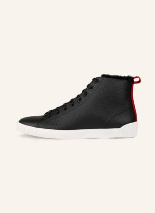 HUGO Zero Hito Hightop-Sneaker Damen, Schwarz