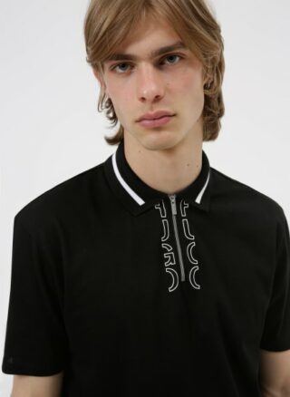 HUGO dolmar213 Poloshirt Herren, Schwarz