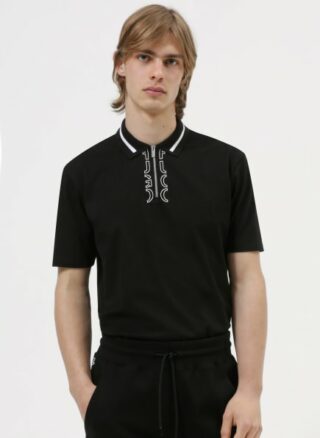 HUGO dolmar213 Poloshirt Herren, Schwarz