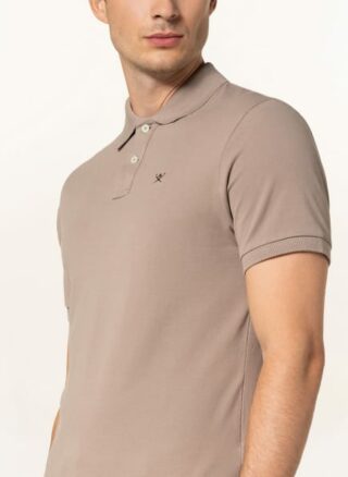 Hackett London Piqué-Poloshirt Herren, Beige