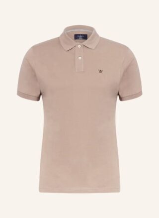 Hackett London Piqué-Poloshirt Herren, Beige