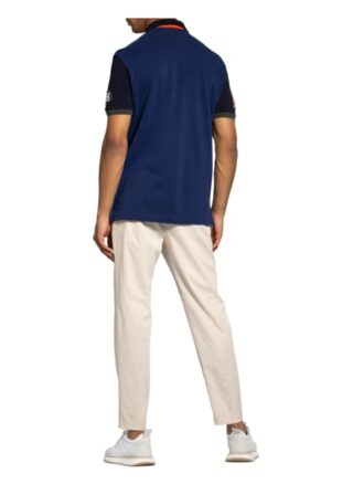 Hackett London Pique-Poloshirt Herren, Blau
