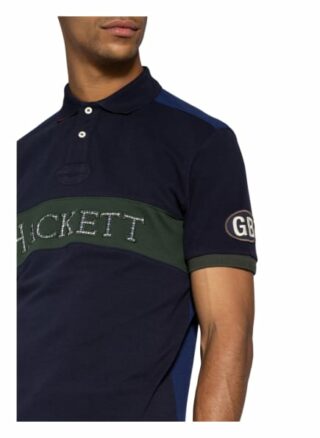 Hackett London Pique-Poloshirt Herren, Blau