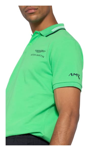 Hackett London Piqué-Poloshirt Herren, Grün Hackett London Piqué-Poloshirt Herren, Grün