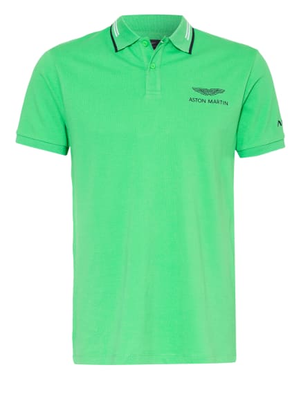 Hackett London Piqué-Poloshirt Herren, Grün Hackett London Piqué-Poloshirt Herren, Grün