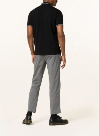 Hackett London Pique-Poloshirt Herren, Schwarz