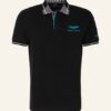 Hackett London Pique-Poloshirt Herren, Schwarz