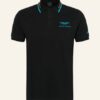 Hackett London Pique-Poloshirt Herren, Schwarz