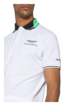 Hackett London Pique-Poloshirt Herren, Weiß