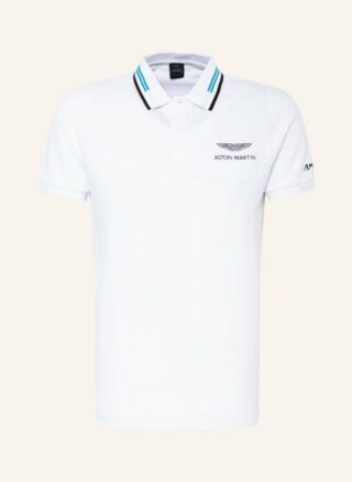 Hackett London Pique-Poloshirt Herren, Weiß