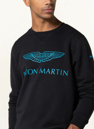 Hackett London Sweatshirt Herren, Schwarz