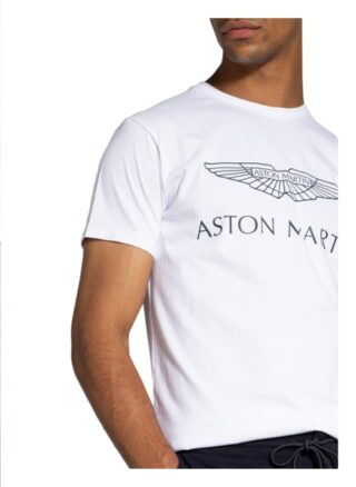 Hackett London T-Shirt Herren, Weiß