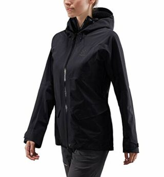 Haglöfs Grym Evo Regenjacke Damen, Schwarz