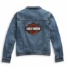 Harley-Davidson Jeansjacke Damen, Blau