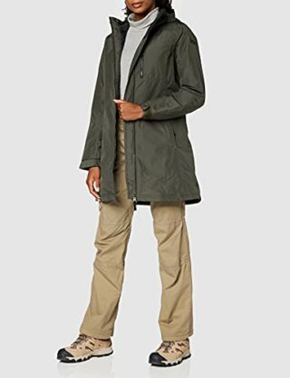 Helly Hansen Long Belfast Regenjacke Damen, Grün