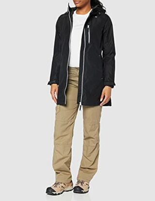 Helly Hansen Long Belfast Regenjacke Damen, Schwarz
