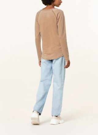 Herrlicher Freyja Sweatshirt Damen, Beige