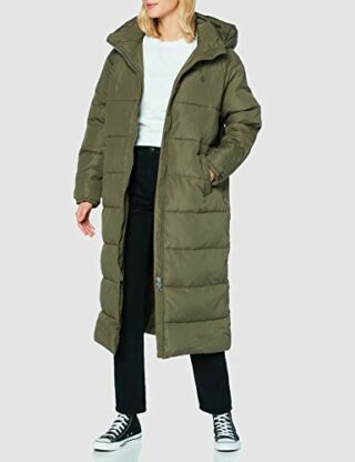 Herrlicher Laurena Microfibre Steppmantel Damen, Grün