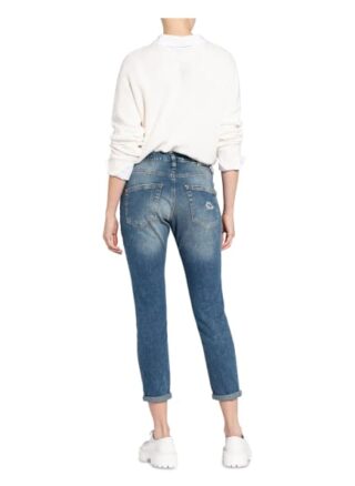 Herrlicher Shyra Cropped Boyfriend Jeans Damen, Blau