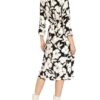 Hobbs Chiara Hemdblusenkleid Damen, Schwarz