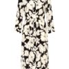 Hobbs Chiara Hemdblusenkleid Damen, Schwarz