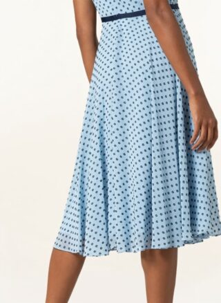 Hobbs Della Ausgestelltes Kleid Damen, Blau