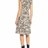Hobbs Evangeline Ausgestelltes Kleid Damen, Weiß