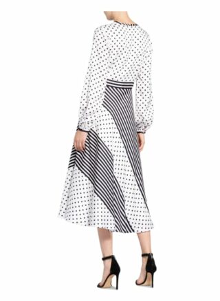 Hobbs Imogen Ausgestelltes Kleid Damen, Schwarz