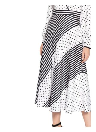 Hobbs Imogen Ausgestelltes Kleid Damen, Schwarz