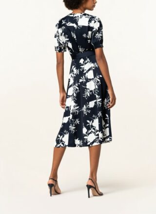 Hobbs Indah Ausgestelltes Kleid Damen, Blau