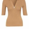 Hobbs Josie Strickshirt Damen, Braun