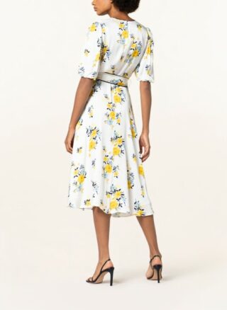 Hobbs Lana Ausgestelltes Kleid Damen, Weiß