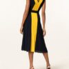 Hobbs lilane Ausgestelltes Kleid Damen, Blau