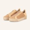 Högl Cashmere Plateau-Sneaker Damen, Braun