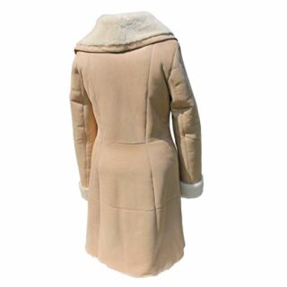 Hollert Karmen Ledermantel Damen, Beige