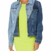 Hudson Classic Fitted Trucker Jeansjacke Damen, Blau