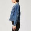 Hudson Classic Fitted Trucker Jeansjacke Damen, Blau